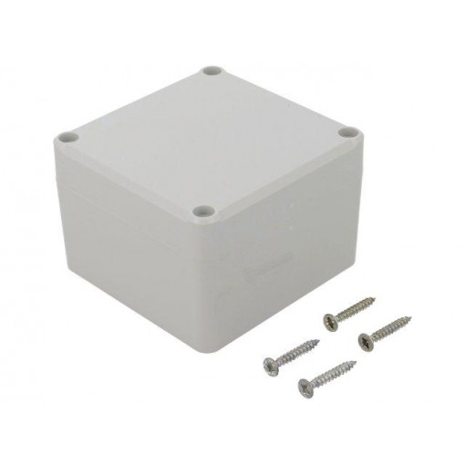 Z111H ABS; Enclosure: multipurpose; X: 80mm; Y: 82mm; Z: 55mm; ABS; grey; gasket; KRADEX