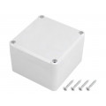 Z111J PS; Enclosure: multipurpose; X: 80mm; Y: 82mm; Z: 55mm; polystyrene; grey; KRADEX