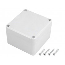 Z111J PS; Enclosure: multipurpose; X: 80mm; Y: 82mm; Z: 55mm; polystyrene; grey; KRADEX