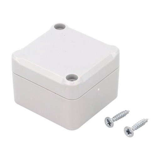 Z116J PS; Enclosure: multipurpose; X: 49mm; Y: 51mm; Z: 36mm; polystyrene; grey; KRADEX