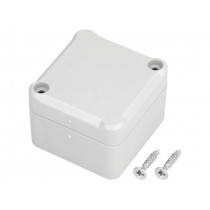 Z116JH PS; Enclosure: multipurpose; X: 49mm; Y: 51mm; Z: 36mm; polystyrene; grey; KRADEX
