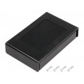 Z122; Enclosure: multipurpose; X: 69mm; Y: 108mm; Z: 24mm; ABS; black; KRADEX