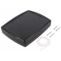 Z124H; Enclosure: multipurpose; X: 144mm; Y: 184mm; Z: 38mm; ABS; black; IP65; KRADEX Z124H; Enclosure: multipurpose; X: 144mm; Y: 184mm; Z: 38mm; ABS; black; IP65; KRADEX