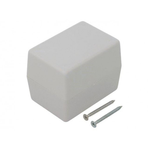Z24BJ; Enclosure: multipurpose; X: 47mm; Y: 66mm; Z: 52mm; polystyrene; grey; KRADEX Z24BJ; Enclosure: multipurpose; X: 47mm; Y: 66mm; Z: 52mm; polystyrene; grey; KRADEX