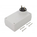 Z30J; Enclosure: for power supplies; X: 71mm; Y: 120mm; Z: 45mm; grey; KRADEX