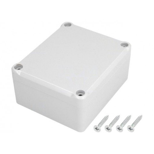 Z54JH ABS; Enclosure: multipurpose; X: 74mm; Y: 89mm; Z: 41mm; ABS; grey; gasket; KRADEX