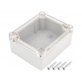 Z54JPH ABS; Enclosure: multipurpose; X: 74mm; Y: 89mm; Z: 41mm; ABS; grey; gasket; KRADEX