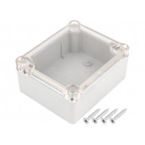 Z54JPH ABS; Enclosure: multipurpose; X: 74mm; Y: 89mm; Z: 41mm; ABS; grey; gasket; KRADEX
