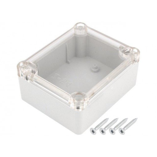 Z54JPH ABS; Enclosure: multipurpose; X: 74mm; Y: 89mm; Z: 41mm; ABS; grey; gasket; KRADEX