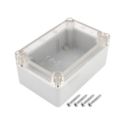 Z57JPH ABS; Enclosure: multipurpose; X: 78mm; Y: 118mm; Z: 54mm; ABS; grey; gasket; KRADEX
