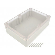 Z74JPH ABS; Enclosure: multipurpose; X: 126mm; Y: 176mm; Z: 57mm; ABS; grey; IP65; KRADEX