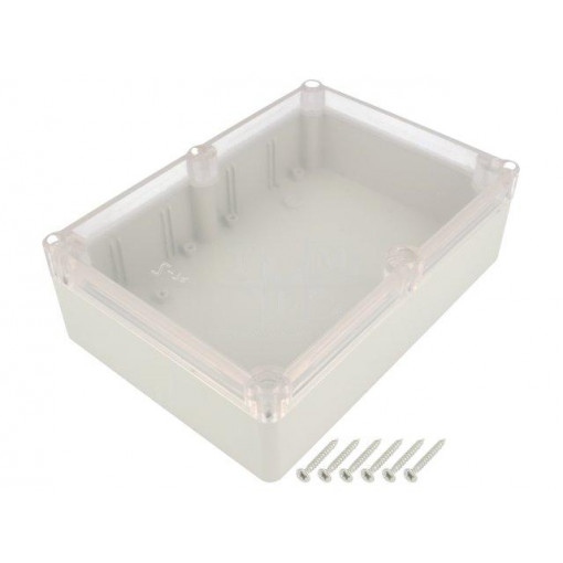 Z74JPH ABS; Enclosure: multipurpose; X: 126mm; Y: 176mm; Z: 57mm; ABS; grey; IP65; KRADEX