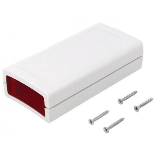 Z97JFCZ ABS; Enclosure: with panel; X: 60mm; Y: 120mm; Z: 31mm; ABS; grey; IP53; KRADEX