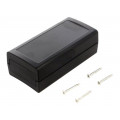 Z98; Enclosure: with panel; X: 60mm; Y: 120mm; Z: 40mm; ABS; black; IP53; KRADEX Z98; Enclosure: with panel; X: 60mm; Y: 120mm; Z: 40mm; ABS; black; IP53; KRADEX
