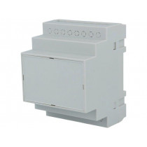 Z108J PS; Enclosure: for DIN rail mounting; Y: 90mm; X: 70mm; Z: 65mm; grey; KRADEX