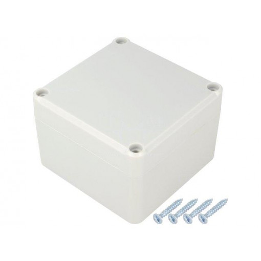 Z111JH PS; Enclosure: multipurpose; X: 80mm; Y: 82mm; Z: 55mm; polystyrene; grey; KRADEX