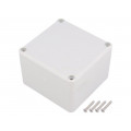 Z111JH TM ABS; Enclosure: multipurpose; X: 80mm; Y: 82mm; Z: 55mm; ABS; grey; gasket; KRADEX