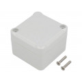 Z116JH TM ABS; Enclosure: multipurpose; X: 49mm; Y: 51mm; Z: 36mm; ABS; grey; gasket; KRADEX