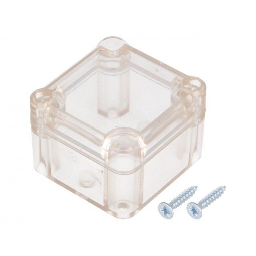 Z116PH ABS; Enclosure: multipurpose; X: 49mm; Y: 51mm; Z: 36mm; ABS; transparent; KRADEX