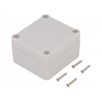Z117JH TM ABS; Enclosure: multipurpose; X: 57mm; Y: 63mm; Z: 37mm; ABS; grey; gasket; KRADEX