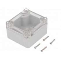 Z117JPH TM ABS; Enclosure: multipurpose; X: 57mm; Y: 63mm; Z: 37mm; ABS; grey; gasket; KRADEX