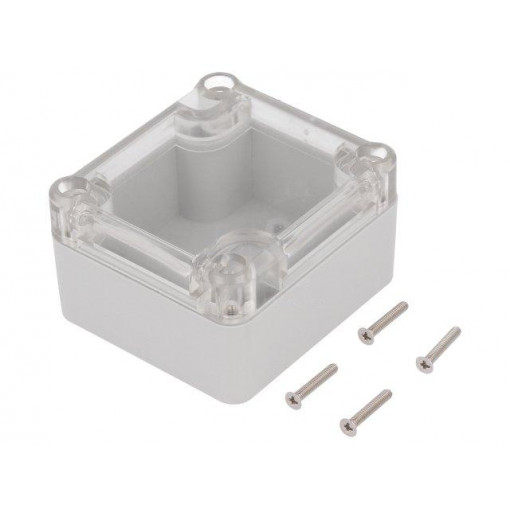 Z117JPH TM ABS; Enclosure: multipurpose; X: 57mm; Y: 63mm; Z: 37mm; ABS; grey; gasket; KRADEX