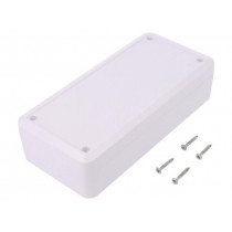 Z125B; Enclosure: multipurpose; X: 89mm; Y: 189mm; Z: 50mm; ABS; white; KRADEX