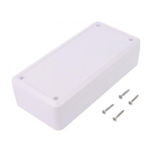 Z125B; Enclosure: multipurpose; X: 89mm; Y: 189mm; Z: 50mm; ABS; white; KRADEX