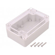 Z128JPH TM ABS-PC; Enclosure: multipurpose; X: 70mm; Y: 105mm; Z: 40mm; ABS; grey; gasket; KRADEX