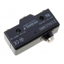 Z15G1306; Microswitch SNAP ACTION; with pin; SPDT; 20A/250VAC; ON-(ON); HIGHLY