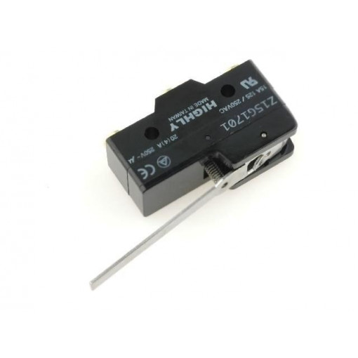 Z15G1701; Microswitch SNAP ACTION; with lever; SPDT; 20A/250VAC; ON-(ON); HIGHLY