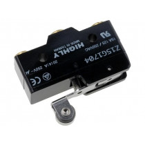 Z15G1704; Microswitch SNAP ACTION; with lever (with roller); SPDT; Pos: 2; HIGHLY