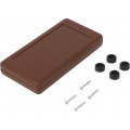 Z34A BROWN ABS; Enclosure: multipurpose; X: 68mm; Y: 129mm; Z: 20mm; ABS; brown; KRADEX