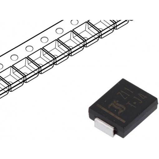 Z3SMC11; Diode: Zener; 3W; 11V; 259mA; SMD; reel,tape; SMC; single diode; DIOTEC SEMICONDUCTOR