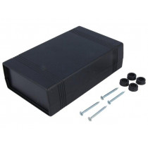 Z50 ABS; Enclosure: with panel; X: 92mm; Y: 147mm; Z: 43mm; ABS; black; KRADEX Z50 ABS; Enclosure: with panel; X: 92mm; Y: 147mm; Z: 43mm; ABS; black; KRADEX