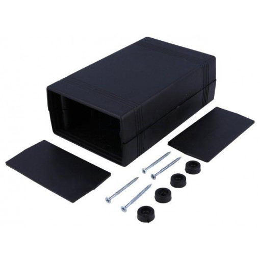 Z50B ABS; Enclosure: with panel; X: 92mm; Y: 147mm; Z: 50mm; ABS; black; KRADEX Z50B ABS; Enclosure: with panel; X: 92mm; Y: 147mm; Z: 50mm; ABS; black; KRADEX