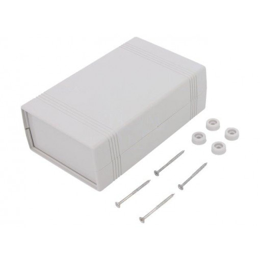 Z50BJ ABS; Enclosure: with panel; X: 92mm; Y: 147mm; Z: 50mm; ABS; grey; KRADEX