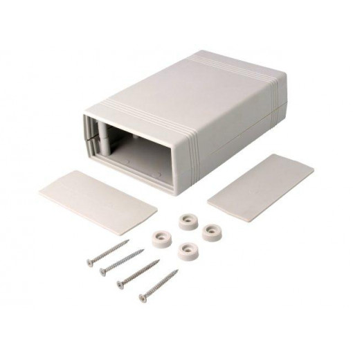 Z50J ABS; Enclosure: with panel; X: 92mm; Y: 147mm; Z: 43mm; ABS; grey; KRADEX