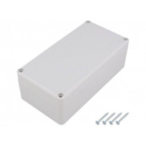 Z58JH ABS; Enclosure: multipurpose; X: 82mm; Y: 158mm; Z: 54.9mm; ABS; grey; IP65; KRADEX