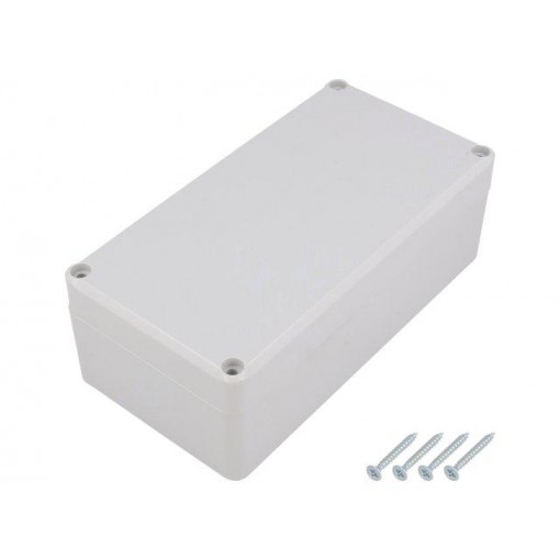 Z58JH ABS; Enclosure: multipurpose; X: 82mm; Y: 158mm; Z: 54.9mm; ABS; grey; IP65; KRADEX