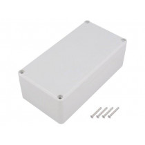 Z58JH TM ABS; Enclosure: multipurpose; X: 82mm; Y: 158mm; Z: 54mm; ABS; grey; gasket; KRADEX