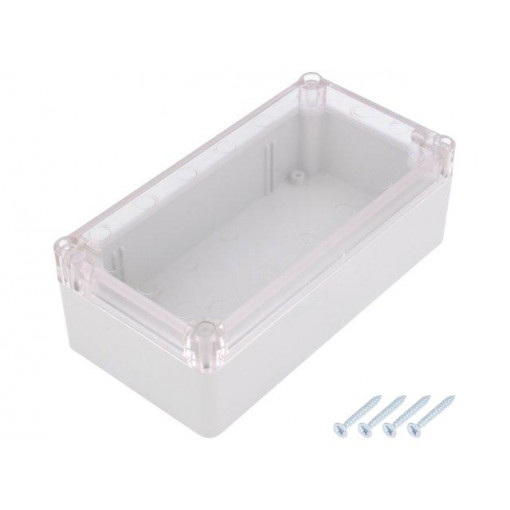 Z58JPH ABS; Enclosure: multipurpose; X: 82mm; Y: 158mm; Z: 54.9mm; ABS; grey; IP65; KRADEX