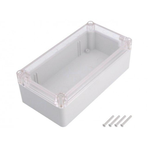 Z58JPH TM ABS; Enclosure: multipurpose; X: 82mm; Y: 158mm; Z: 54mm; ABS; grey; gasket; KRADEX