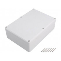 Z74JH TM ABS; Enclosure: multipurpose; X: 126mm; Y: 176mm; Z: 55mm; ABS; grey; IP65; KRADEX