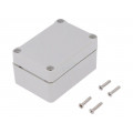 Z96JS-IP67 TM ABS; Enclosure: multipurpose; X: 50mm; Y: 70mm; Z: 36mm; ABS; grey; IP67; KRADEX
