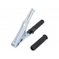 ; Crocodile clip; 200A; Grip capac: max.35mm; Overall len: 190mm; 