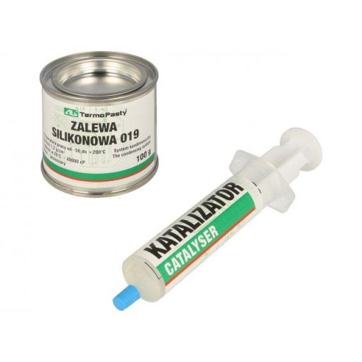 ART.AGT-201; Silicone encapsulating compound; milky; 106g; -50÷200°C; 10kV/mm; AG TERMOPASTY
