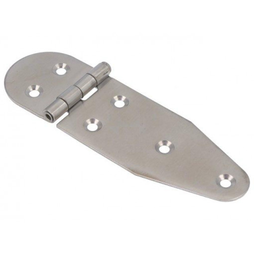 ZAW-130X40X1.5-A2; Hinge; Width: 40mm; A2 stainless steel; H: 130mm; KRAFTBERG