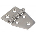 ZAW-55X40X1.5-A2; Hinge; Width: 40mm; A2 stainless steel; H: 55mm; KRAFTBERG