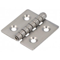 ZAW-B-40X40X1.5-A2; Hinge; Width: 40mm; A2 stainless steel; H: 40mm; KRAFTBERG